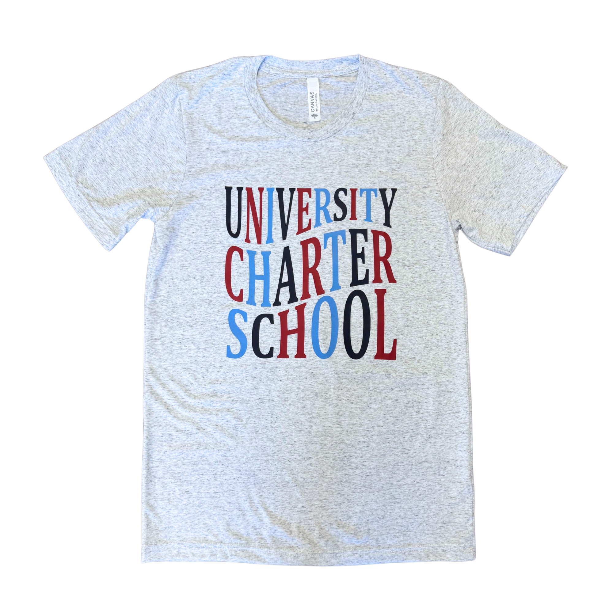 UCS Wavy Letters Triblend Tee