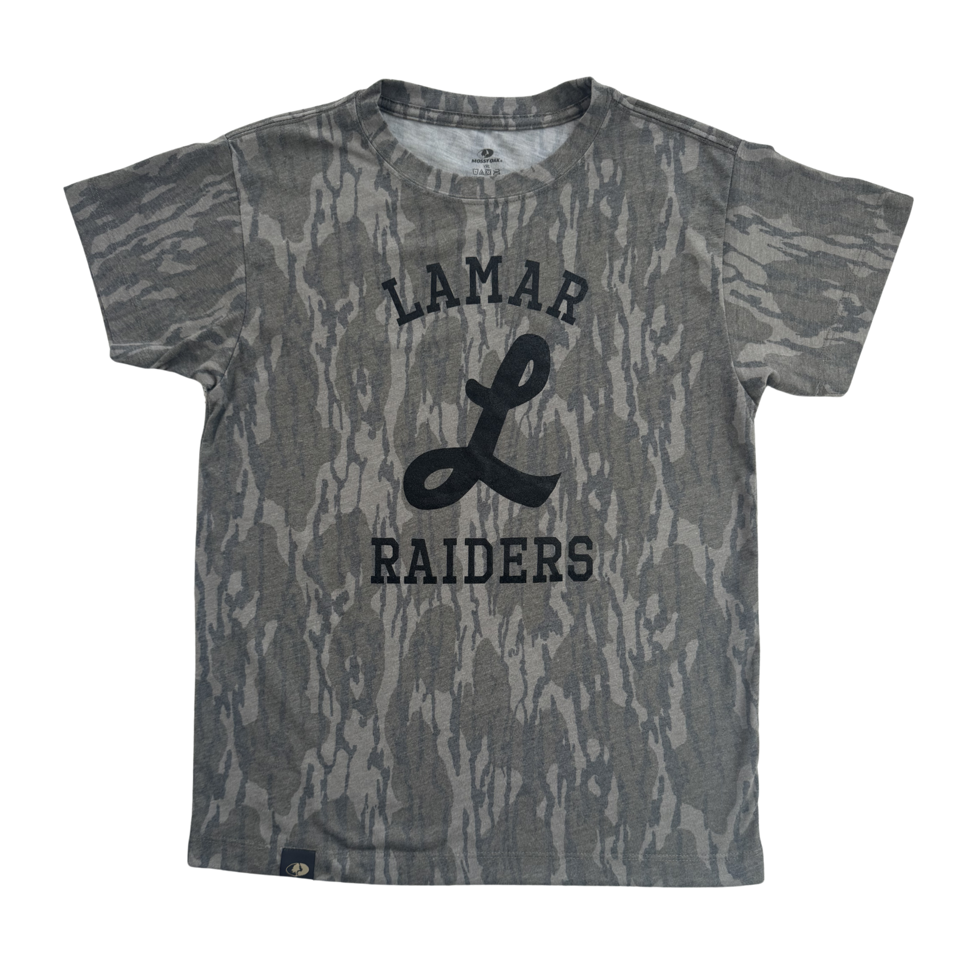 Mossy Oak Washed Out Lamar Logo Tee