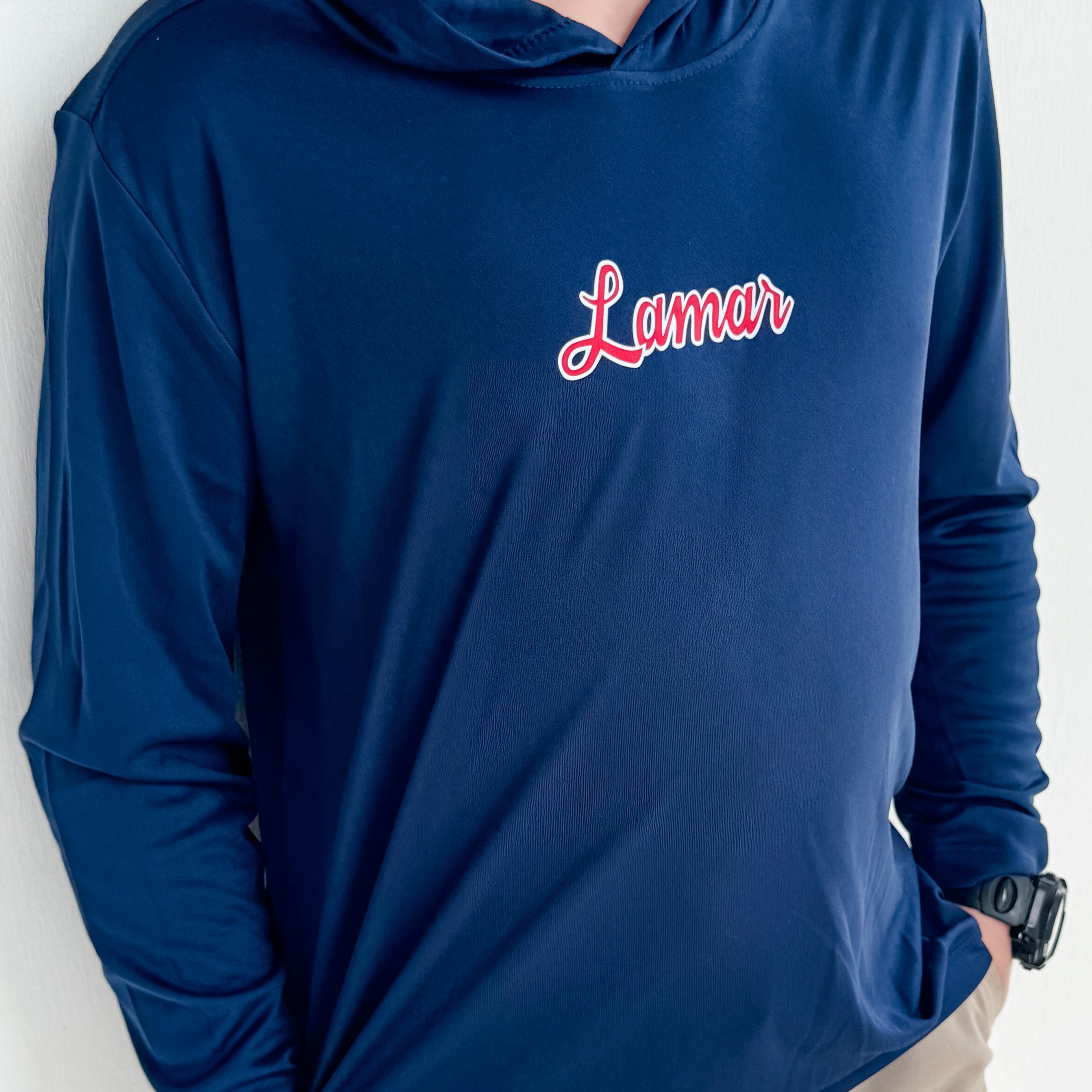 Lamar Performance Long Sleeve Hooded Tee