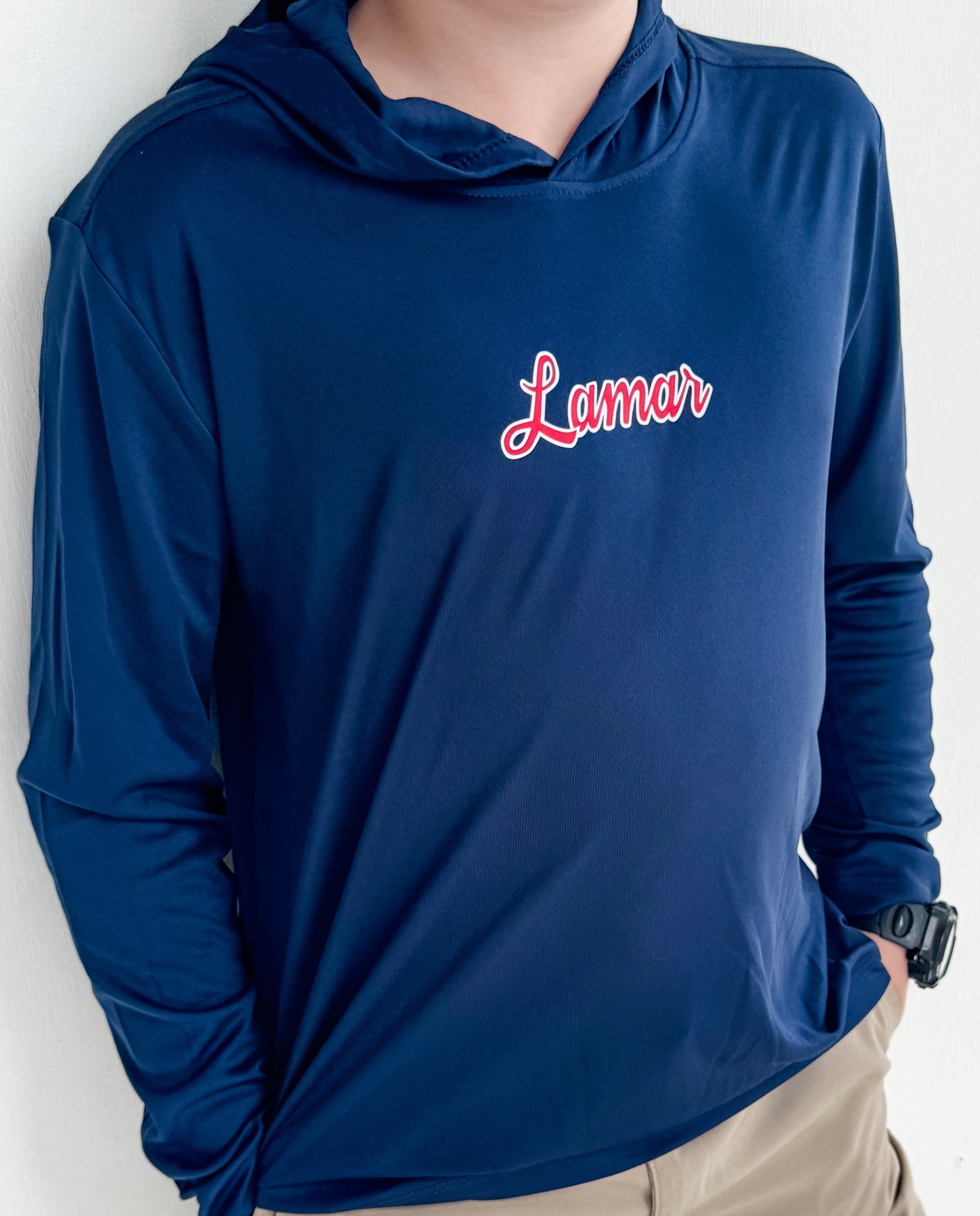 Lamar Performance Long Sleeve Hooded Tee