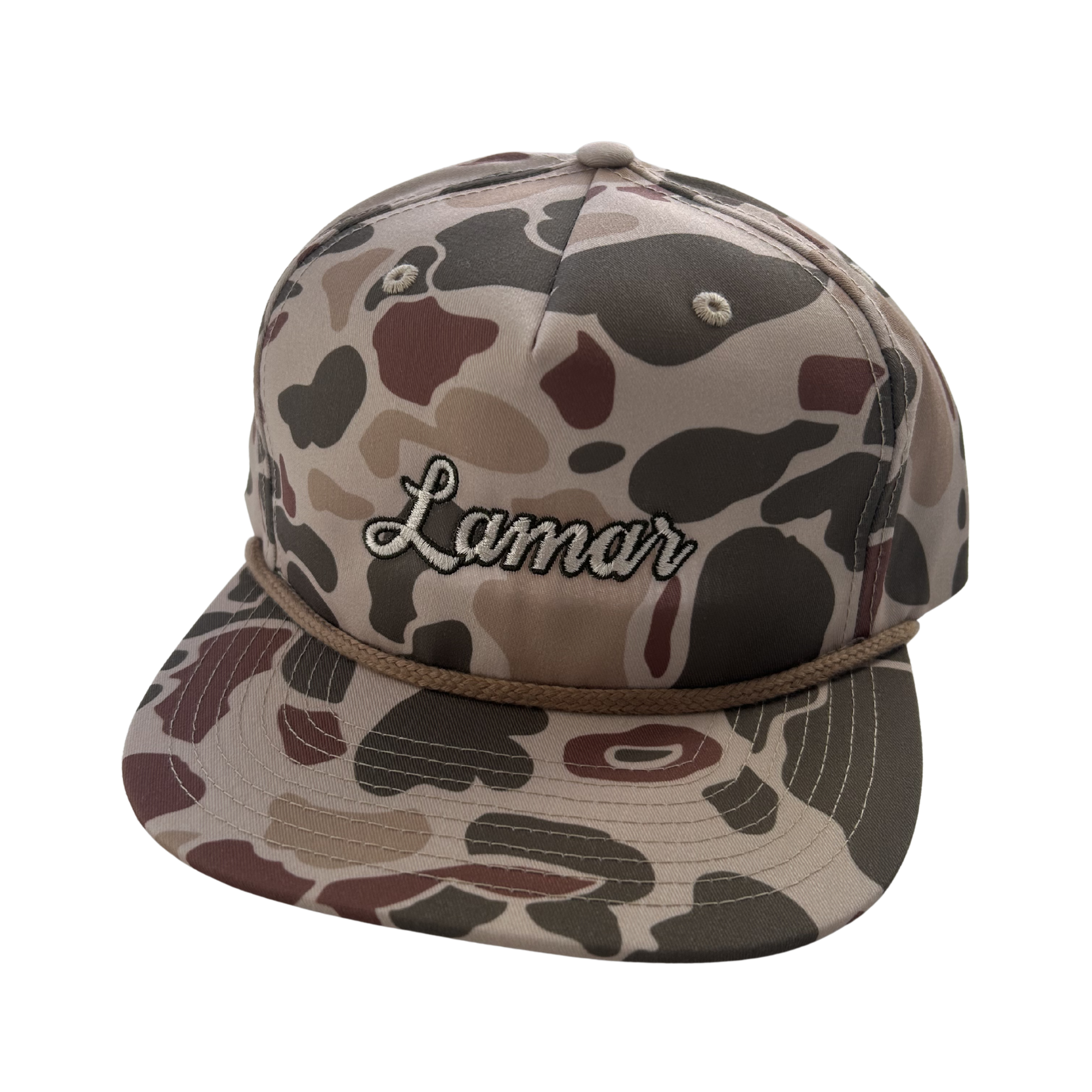 Lamar Camo Rope Cap