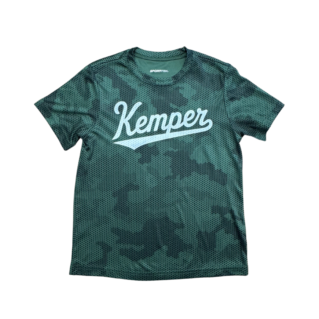 Kemper Academy Hex Camo Dryfit Tee