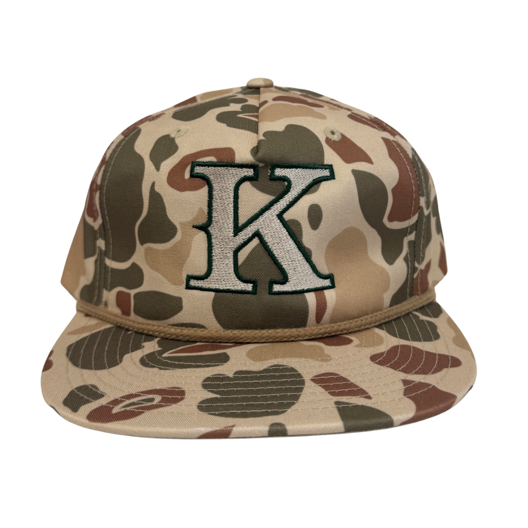 Kemper Academy Camo Rope Cap
