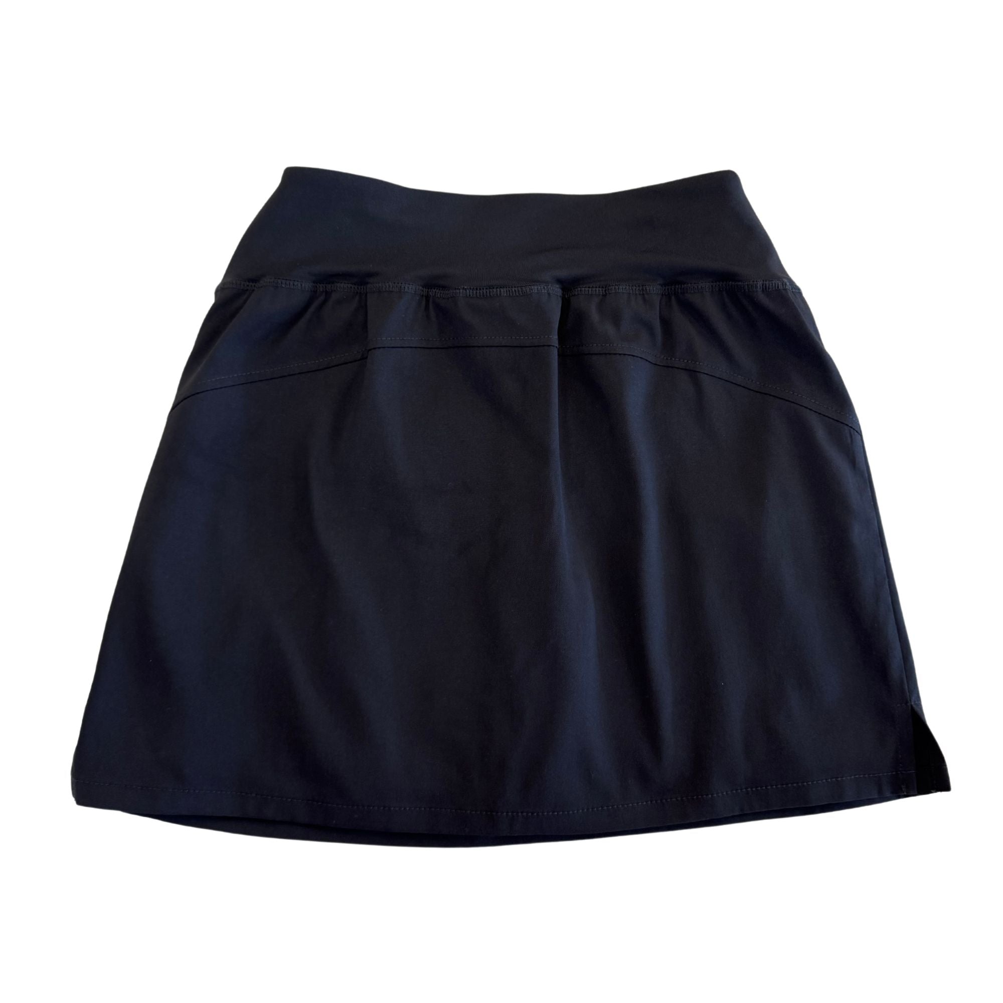 Black Stretch Performance Active Skort