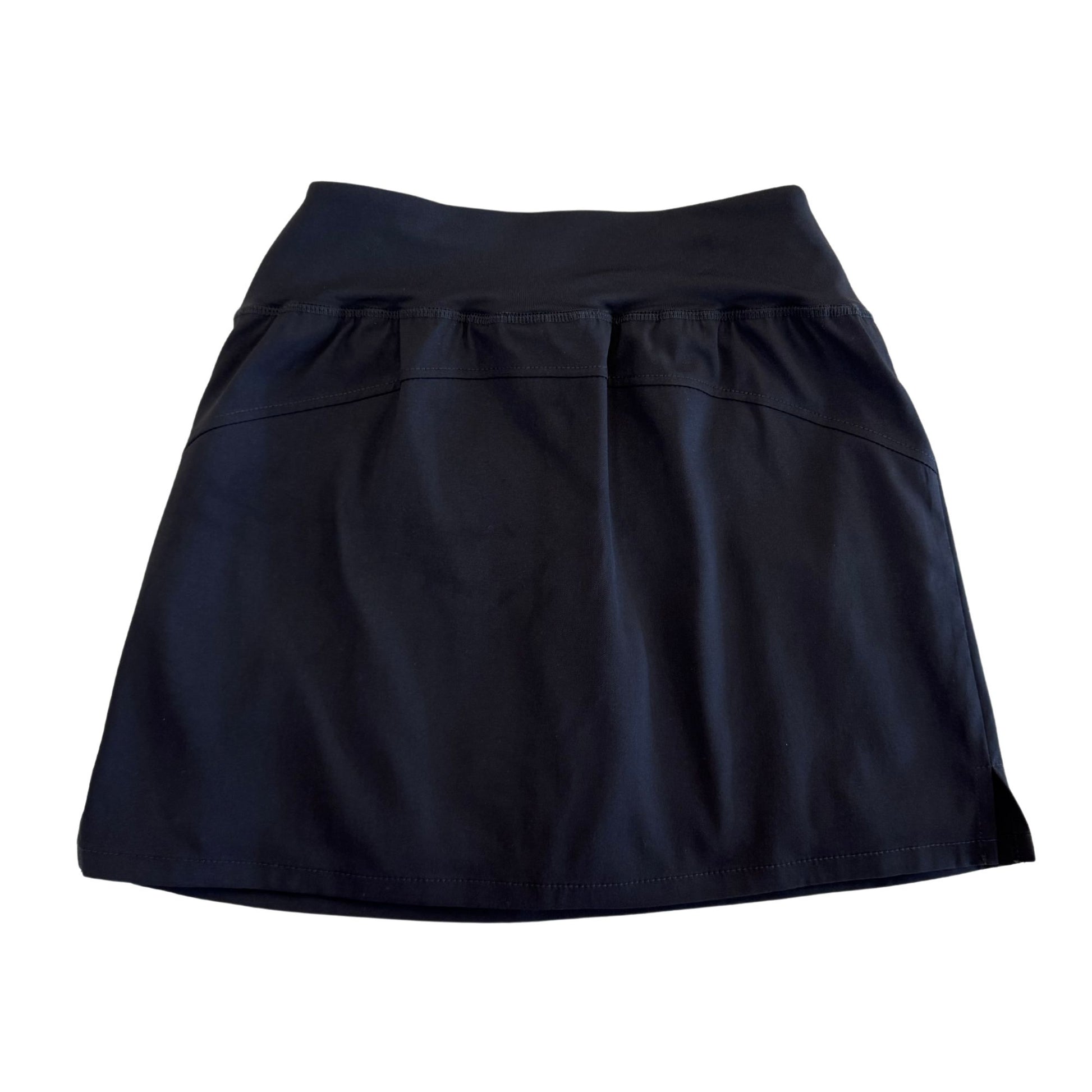Black Stretch Performance Active Skort