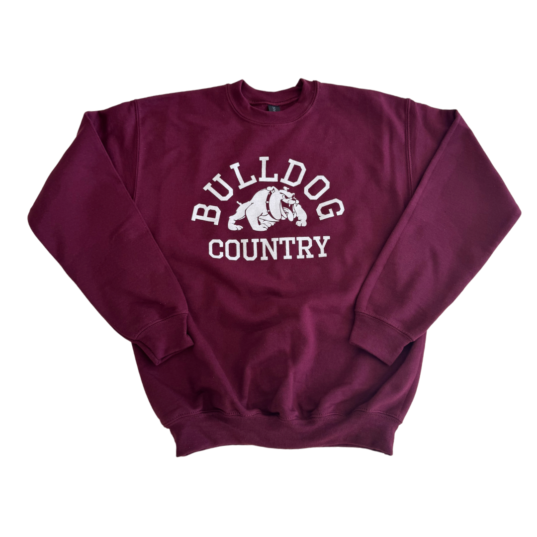Bulldog Country Crewneck