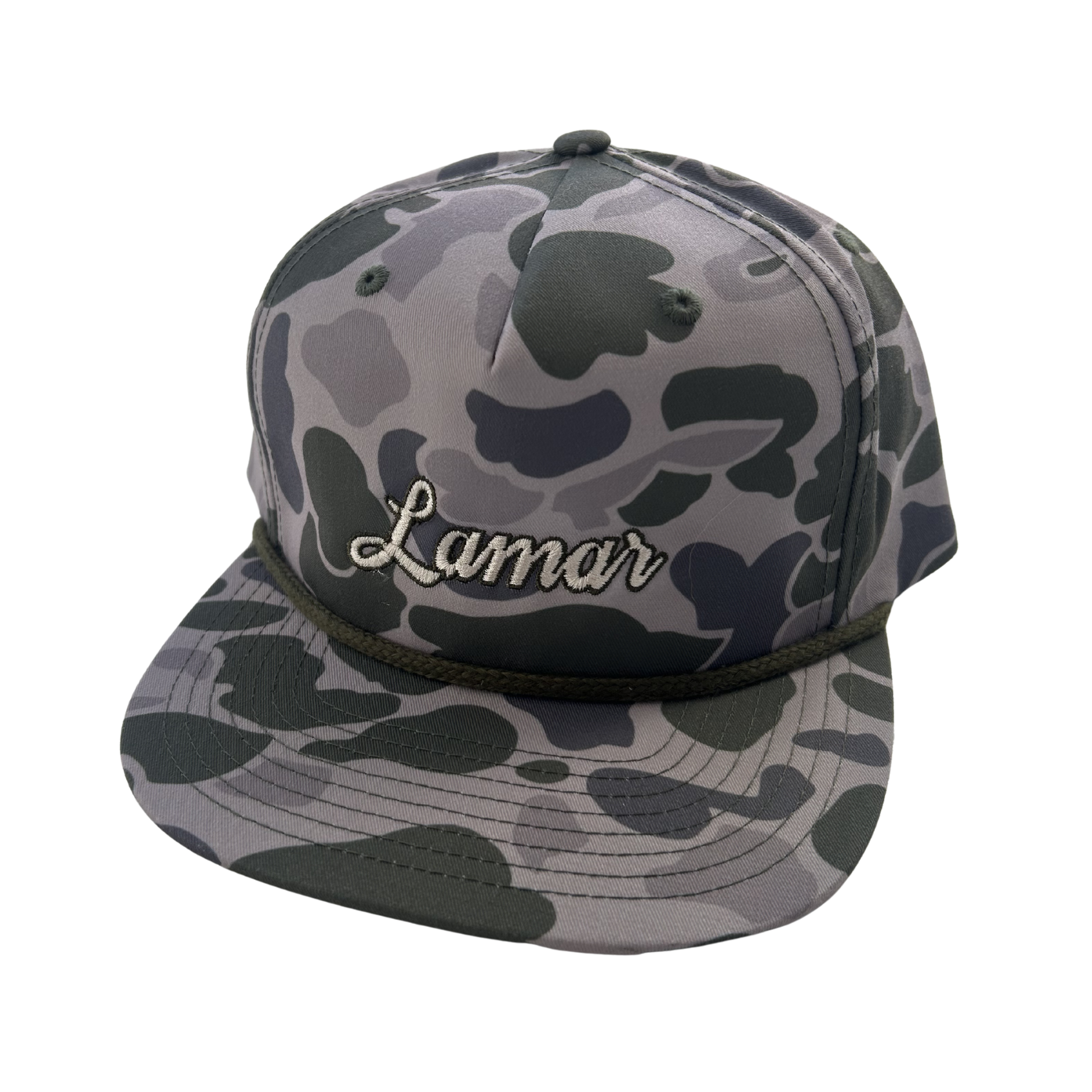 Lamar Camo Rope Cap