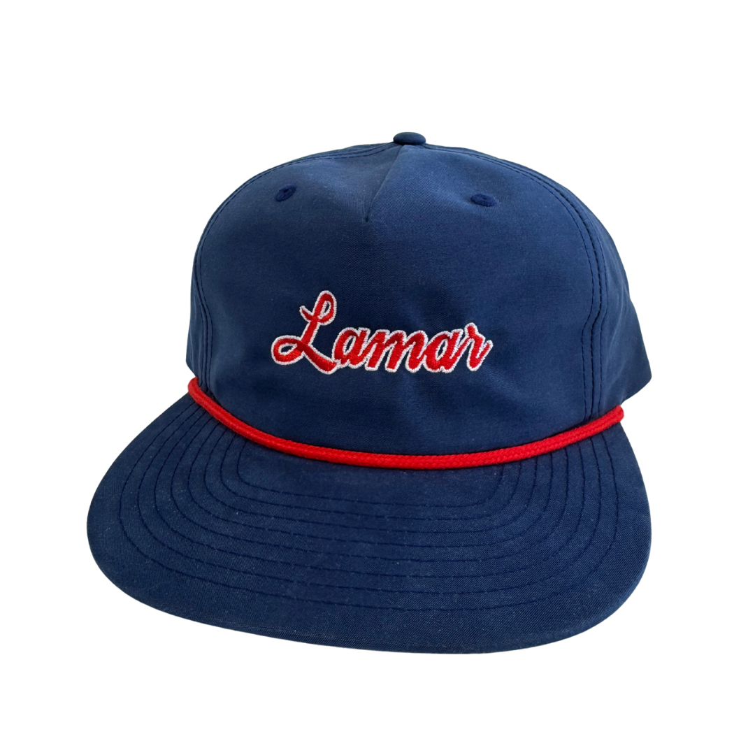 Lamar Script Rope Cap