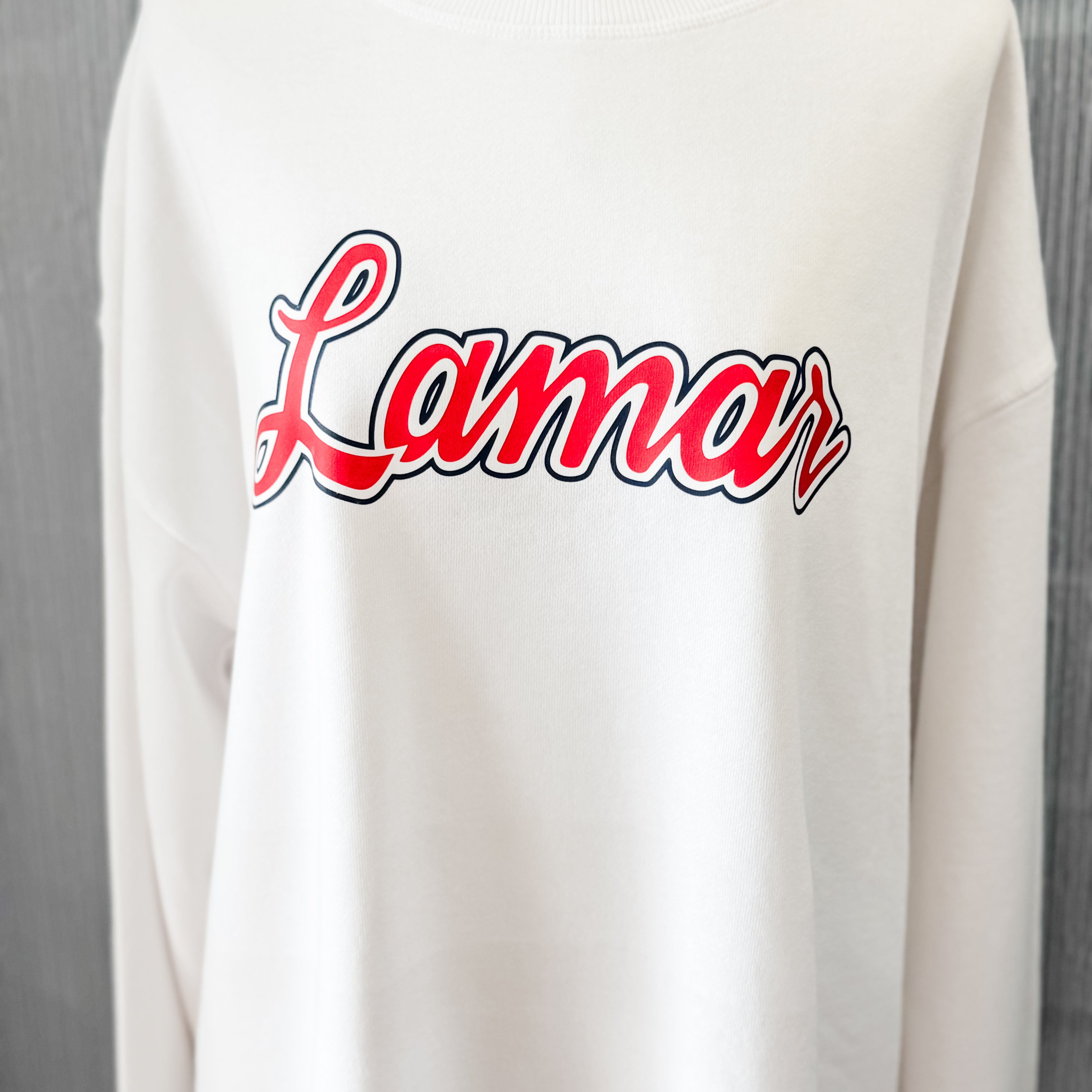 Lamar Burnout Campus Crewneck Sweatshirts (see all options)