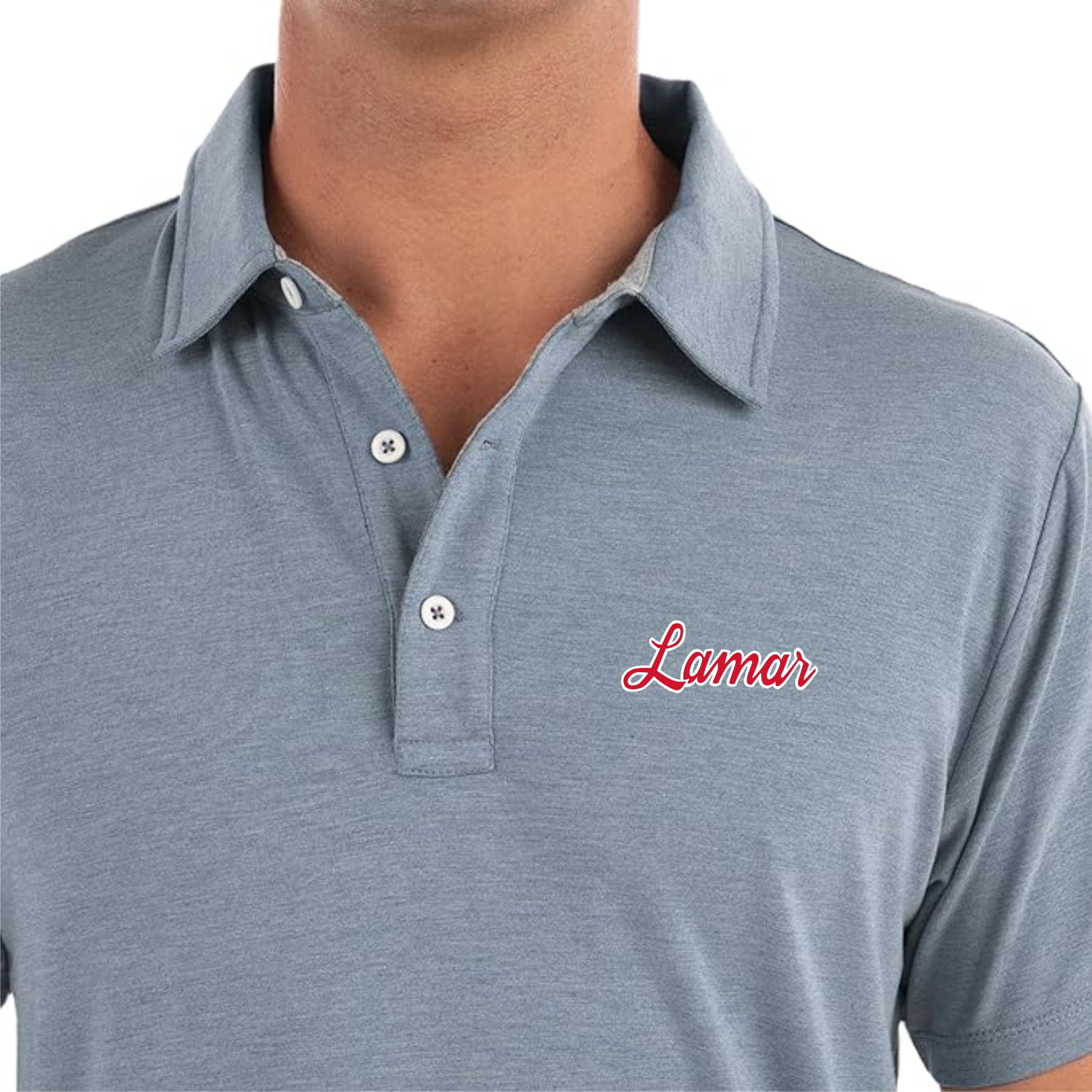 Free Fly Lamar Dad Polo