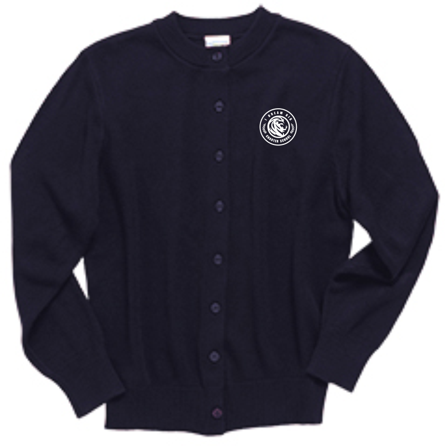 IBDC Crewneck Cardigan Sweater