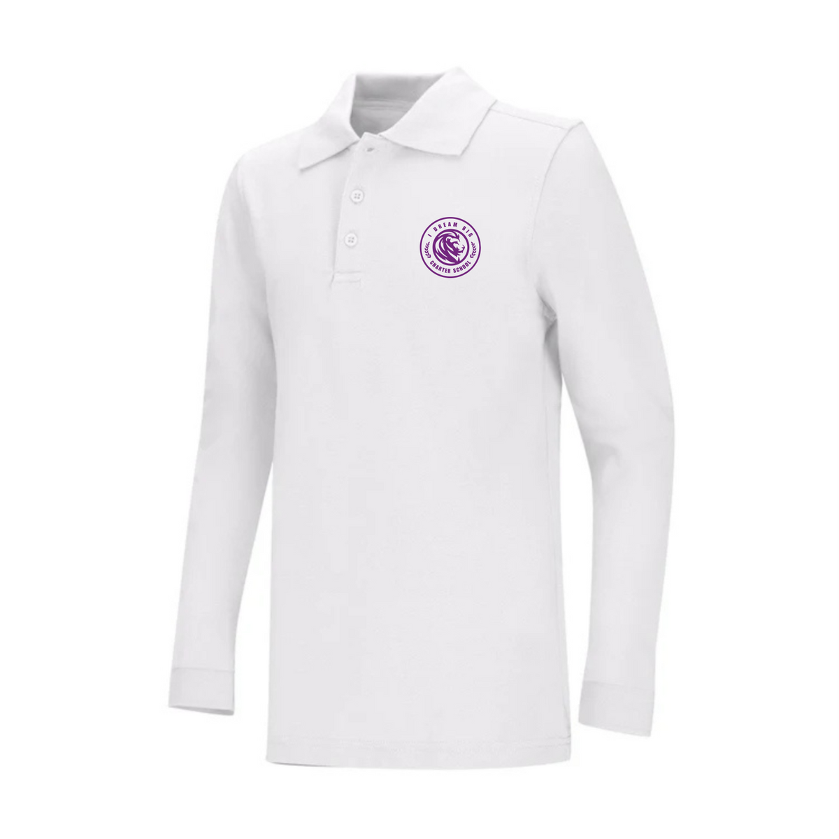 IDBC Long Sleeve Pique Polo