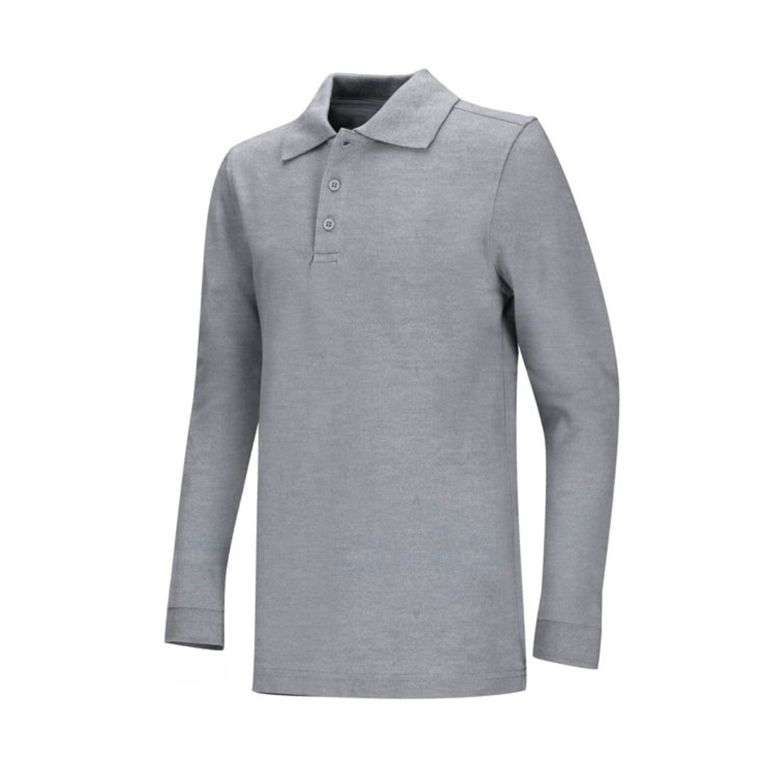 Adult Pique Long Sleeve Polo