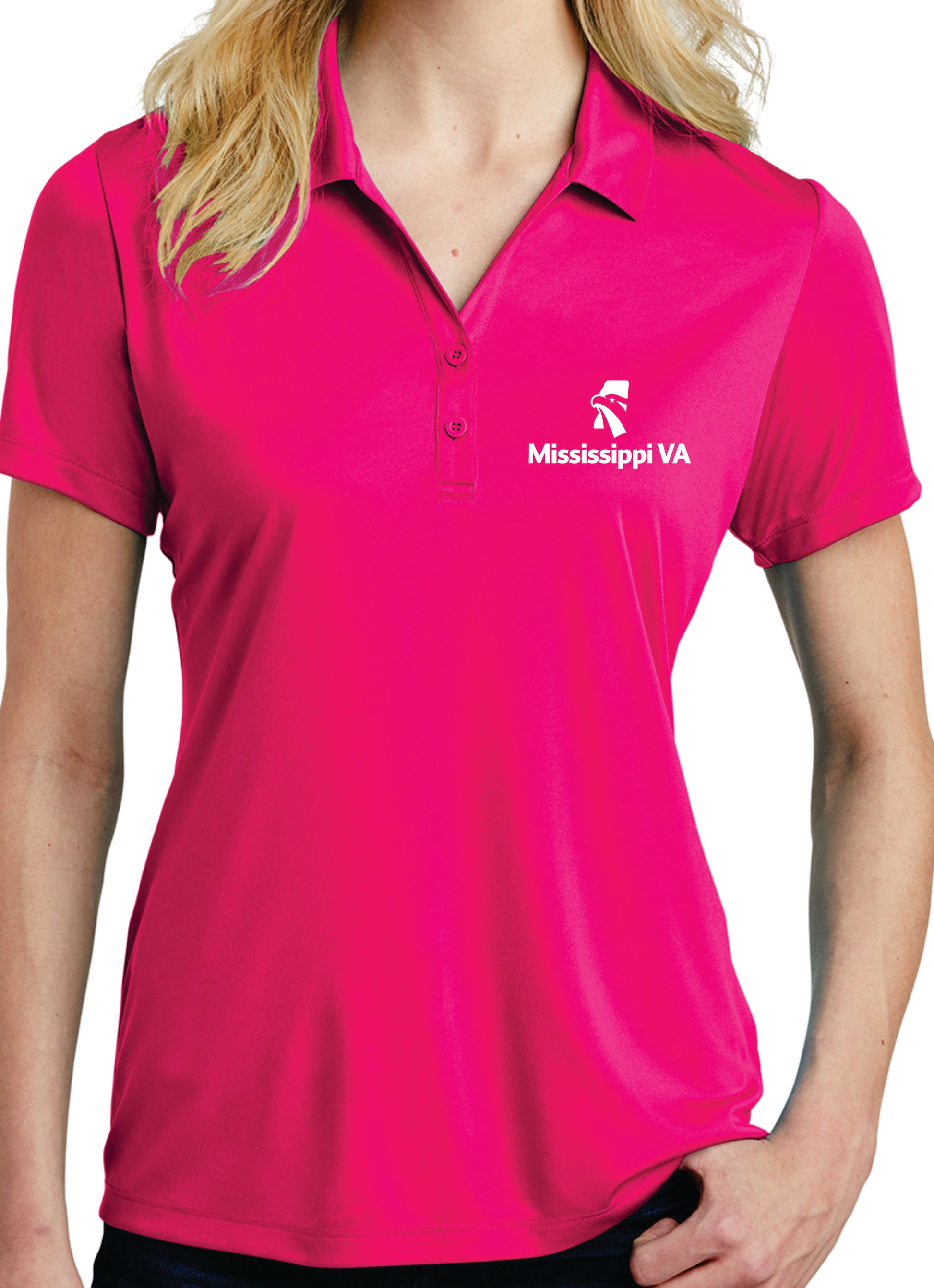 MSVA Women's Pink Polo
