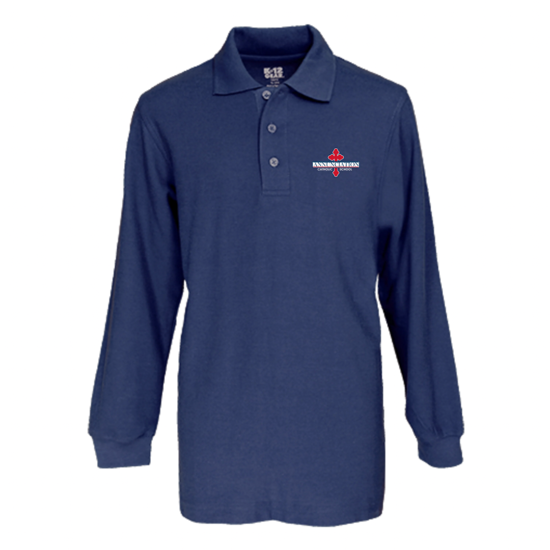 Annunciation Long Sleeve Polo