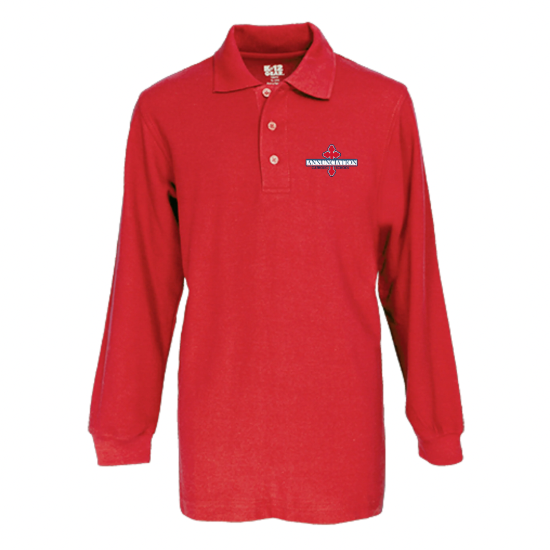 Annunciation Long Sleeve Polo