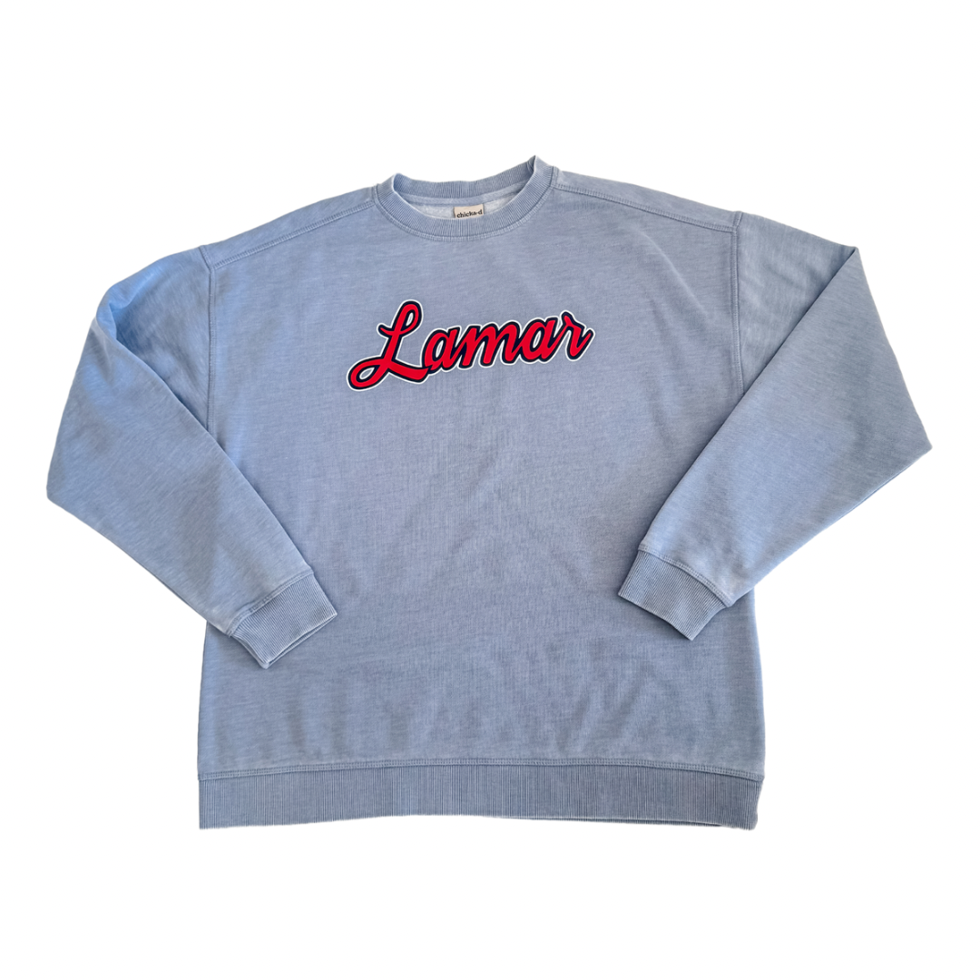 Lamar Burnout Campus Crewneck Sweatshirts (see all options)