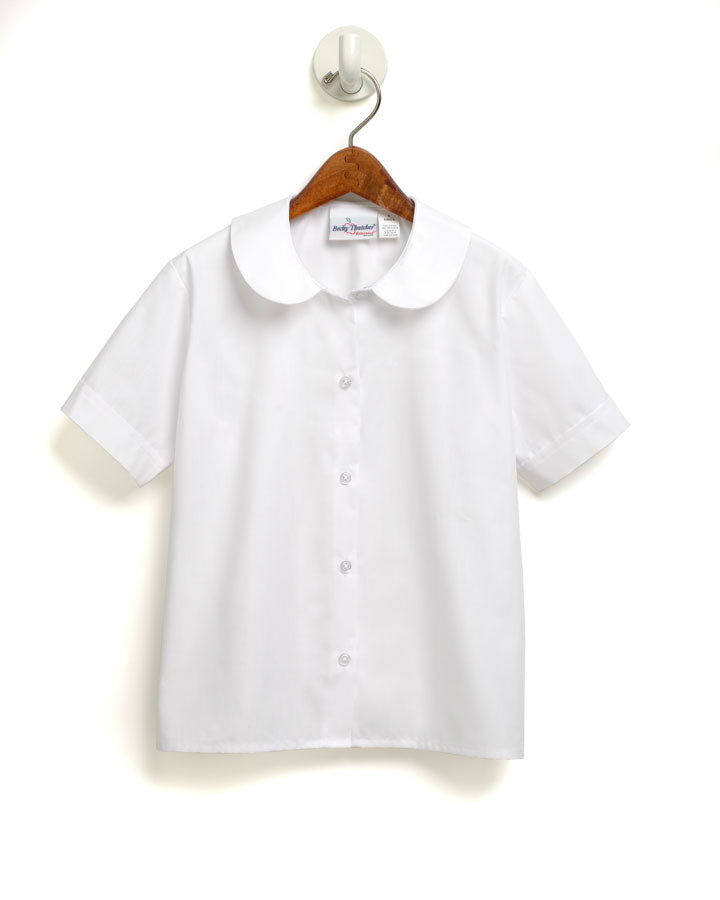 Short Sleeve Peter Pan Blouse