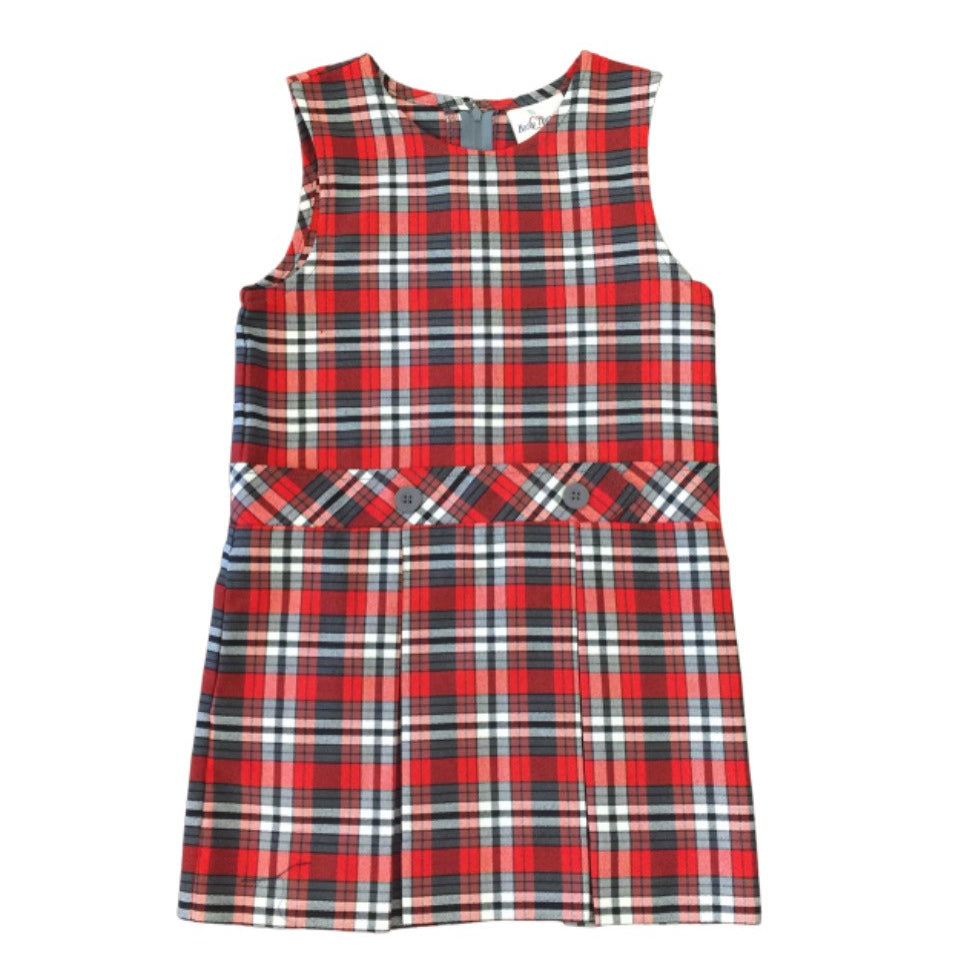 Red and Black Plaid Jumper