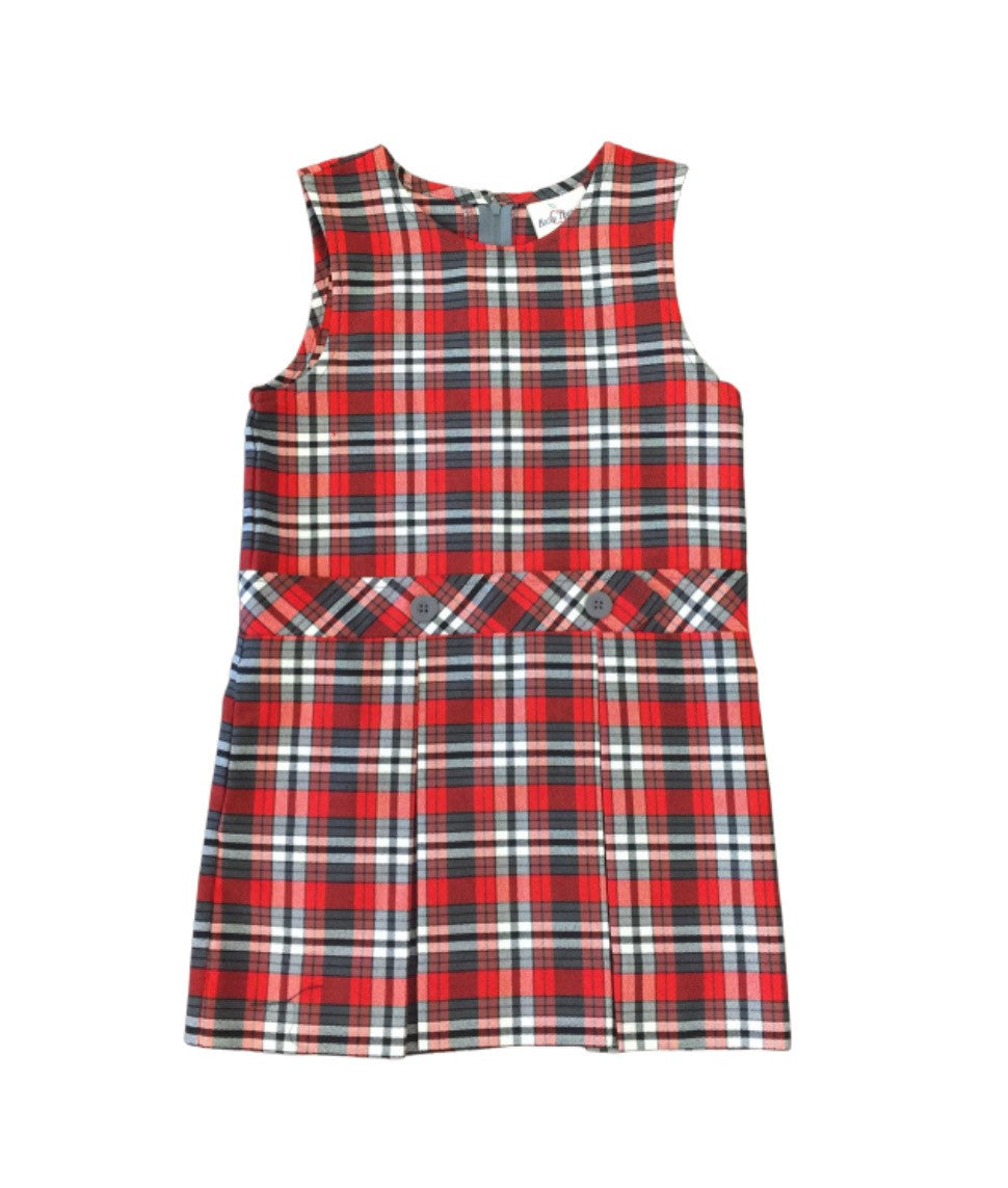 Red and Black Plaid Jumper