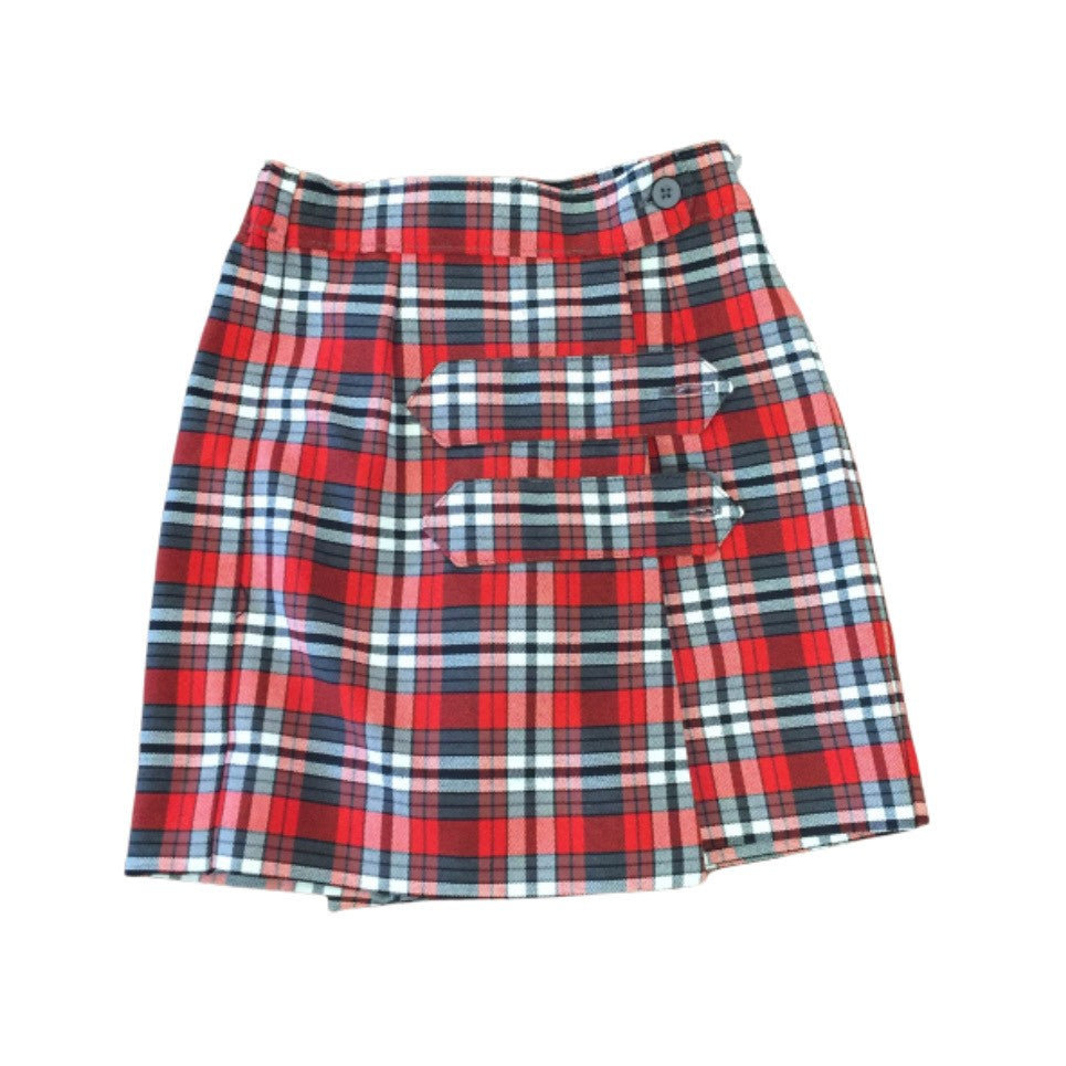 Red and Black Plaid Skort