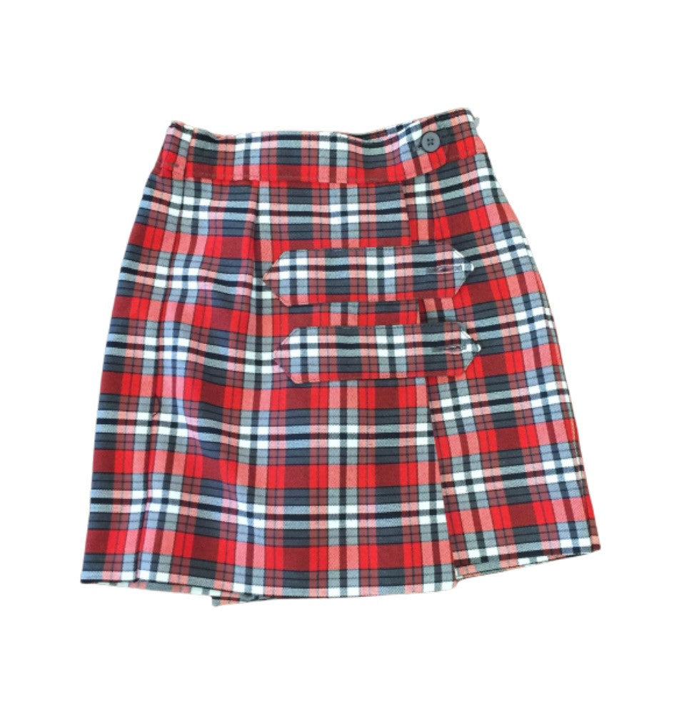 Red and Black Plaid Skort